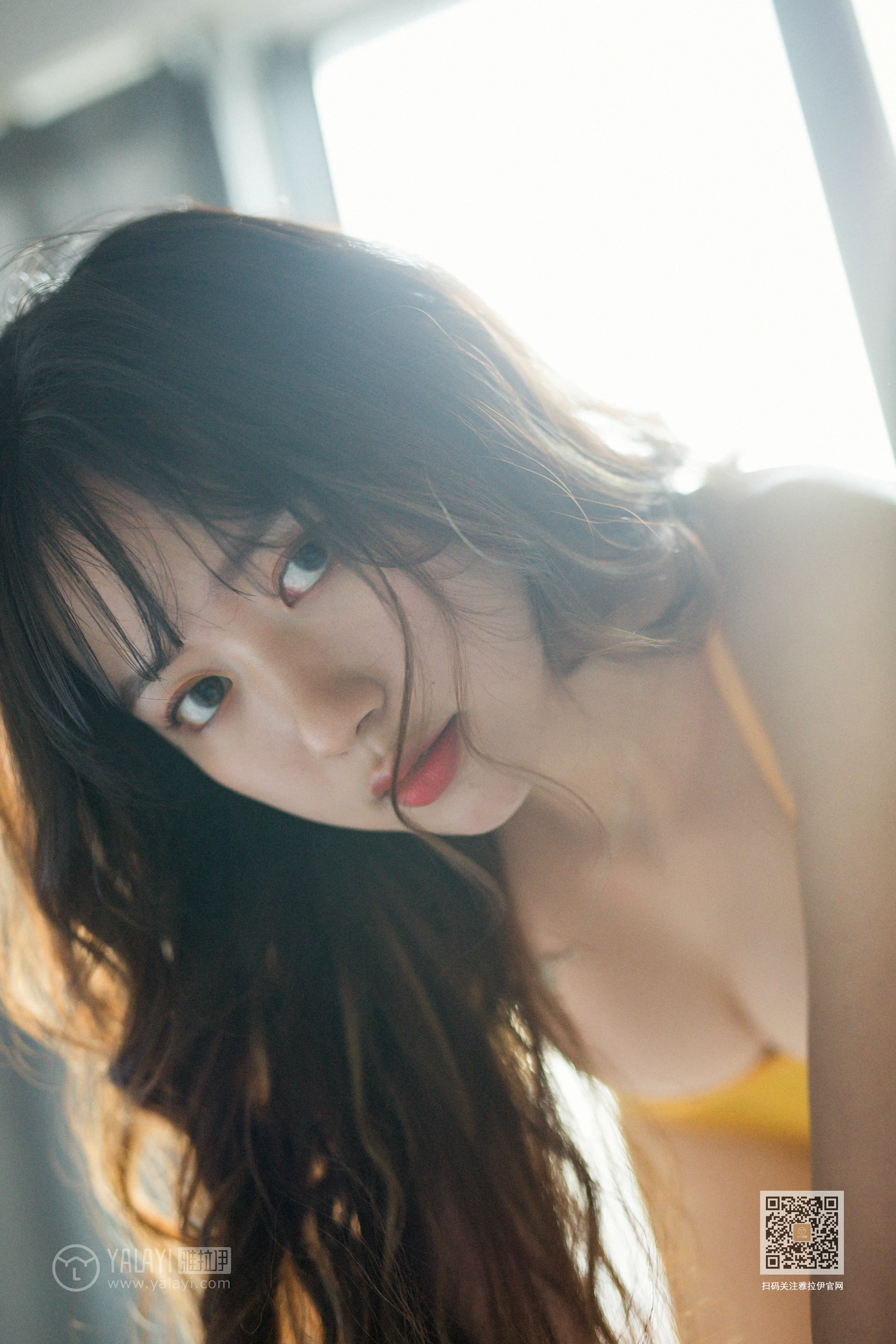 [YALAYI雅拉伊]Vol.511 杏色女孩儿 晓琳 橙色性感内衣居家私房写真集第7张