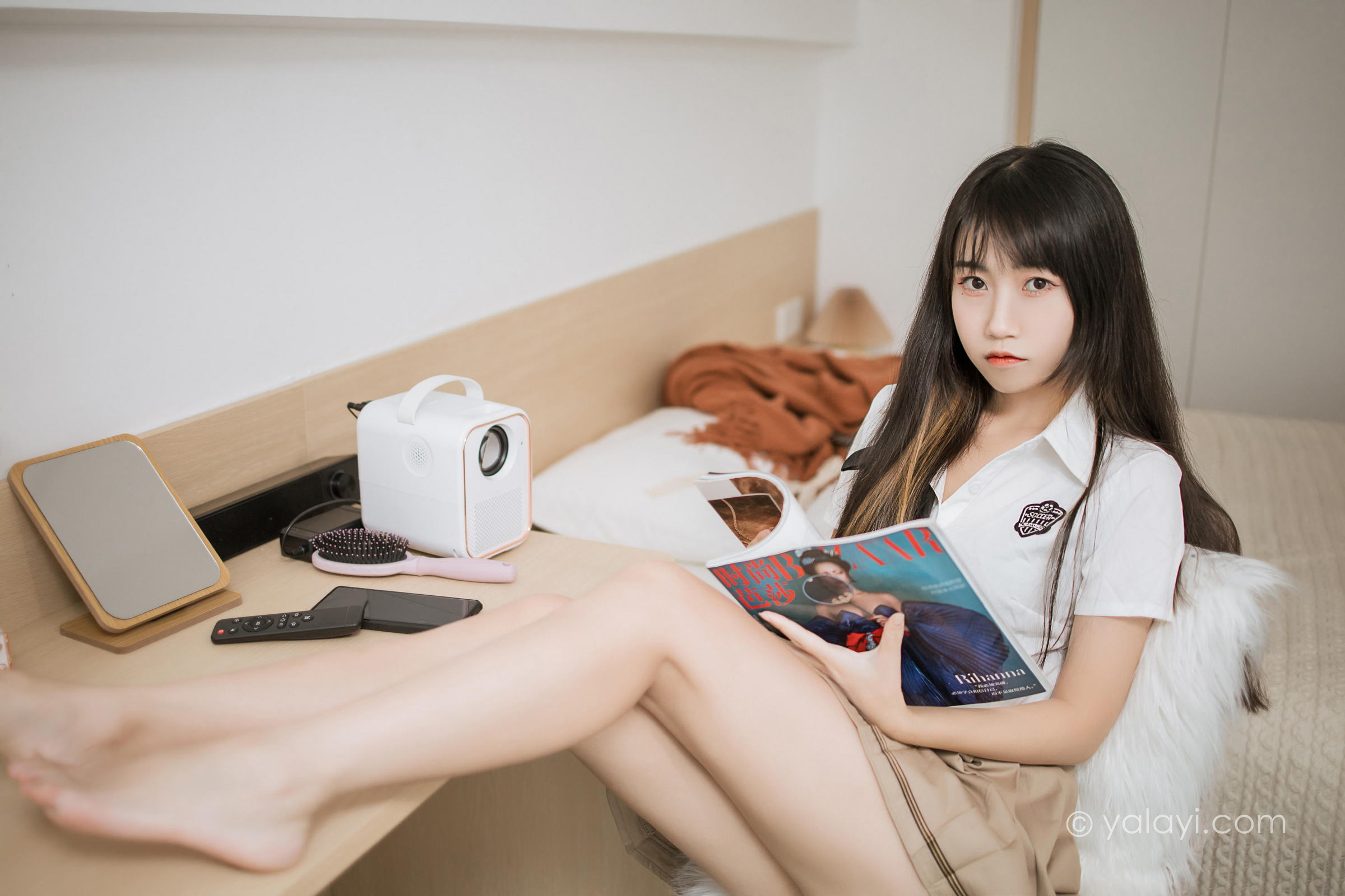 [YALAYI雅拉伊]2022.02.28 美丽多姿 弈思 日本高中女生制服性感私房写真集第6张