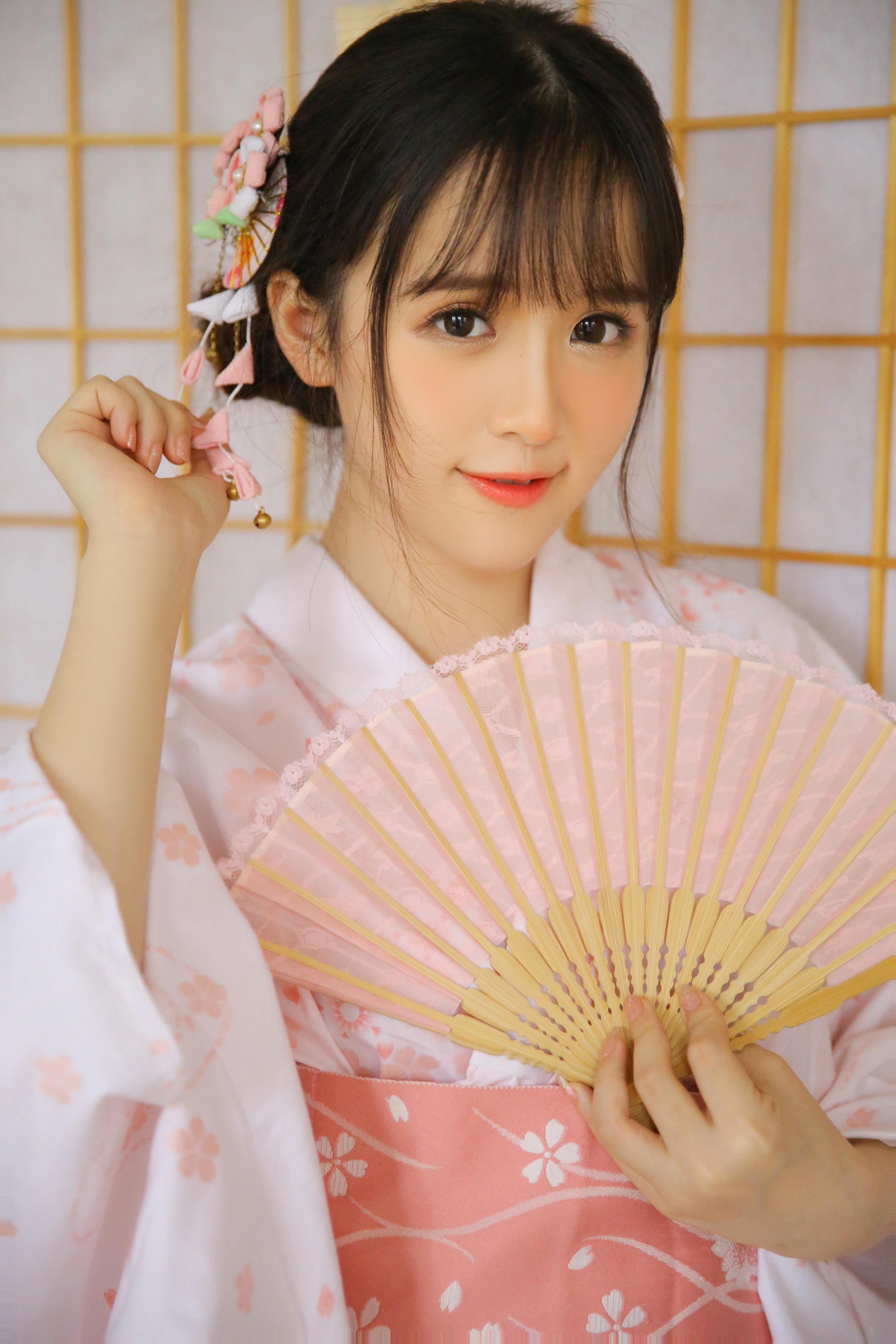 [YALAYI雅拉伊]2022.05.05 尽情可爱 甜美少女 JK水手制服与粉色和服清纯写真集第8张