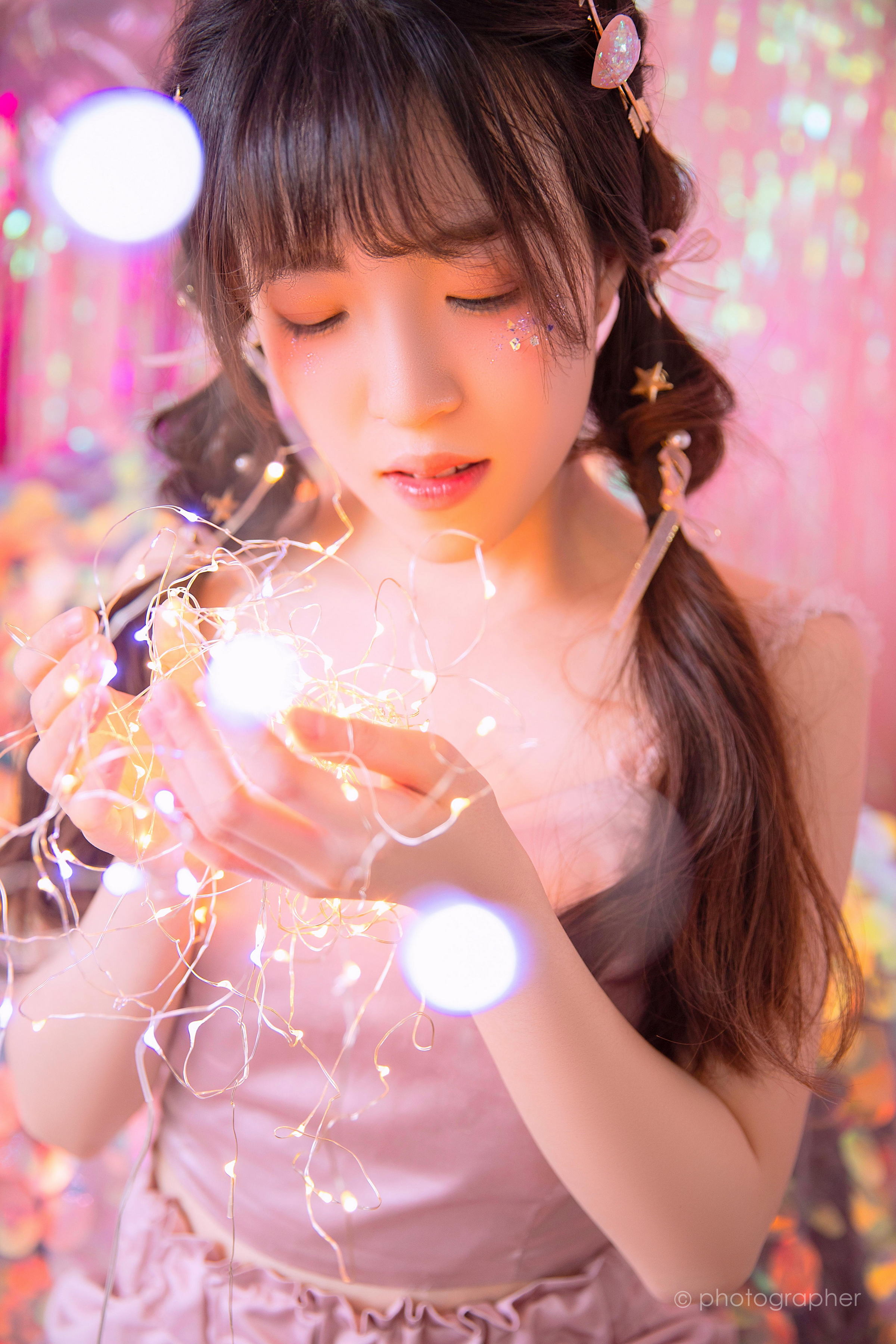 [YALAYI雅拉伊]2022.04.18 感觉良好 青春美少女 蓝色JK水手制服与粉色内衣性感私房写真集第11张