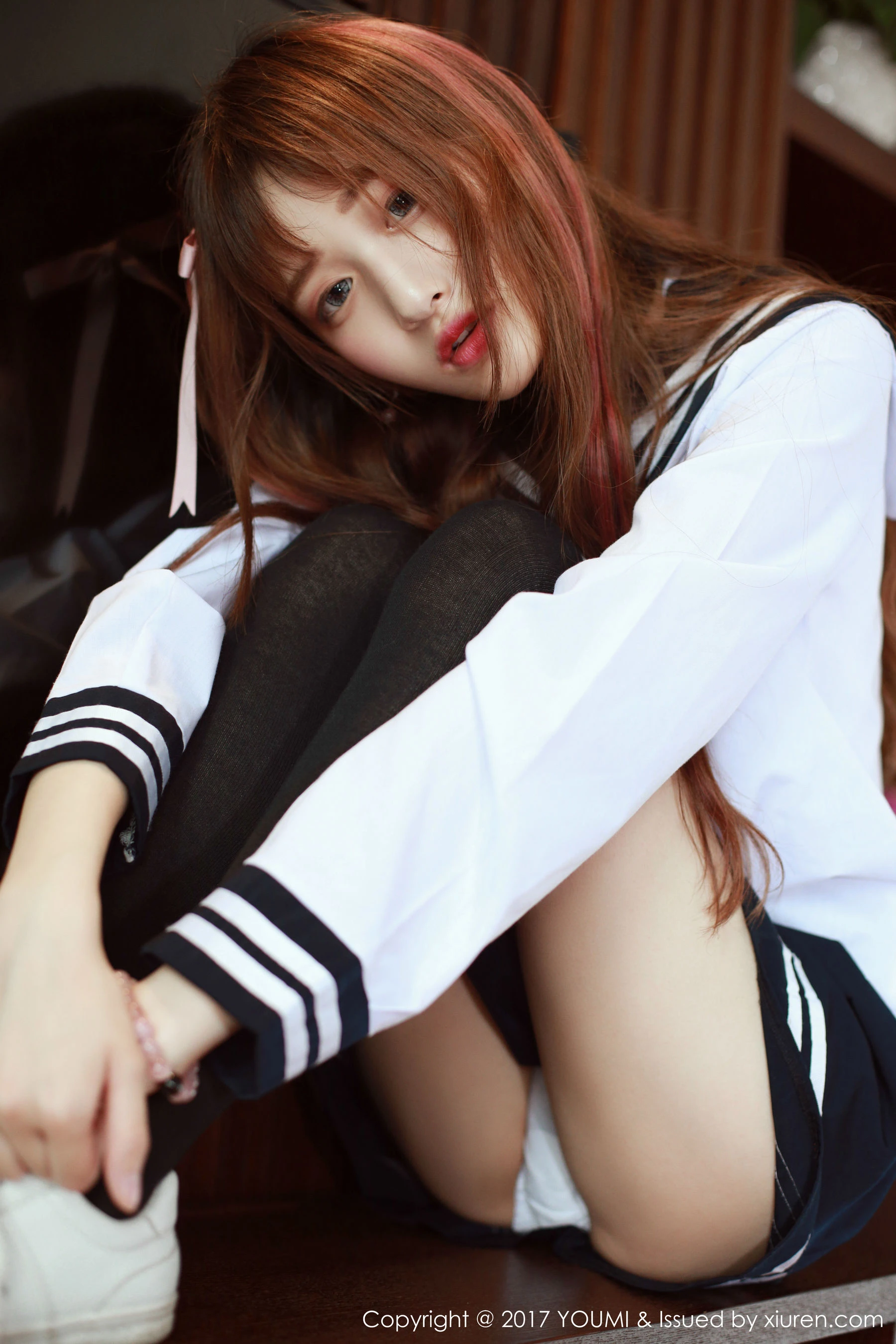 little贝壳《校服小萝莉》 尤蜜荟YouMi Vol.046第8张