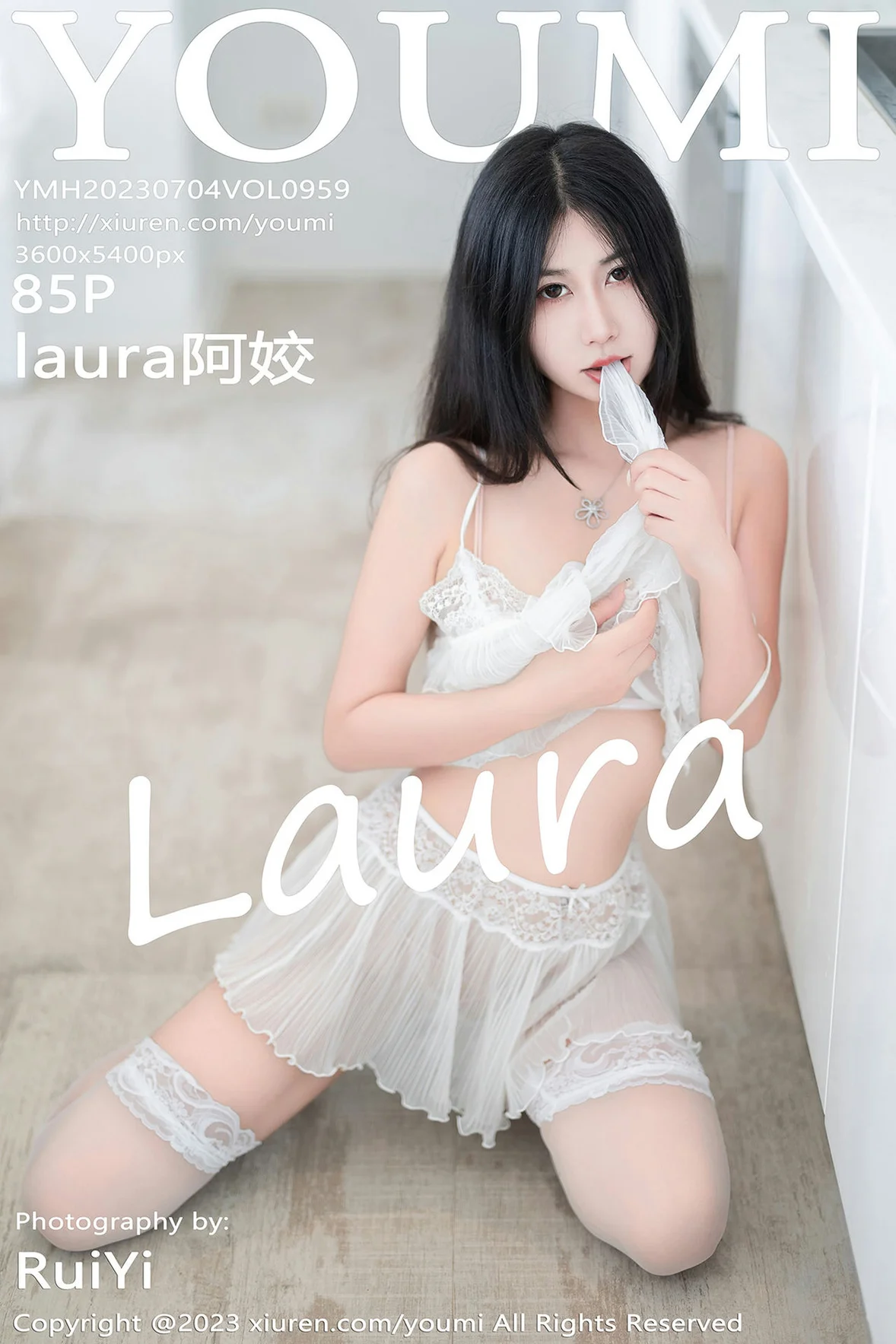  尤蜜荟 Vol.959 laura阿姣 白色网纱服饰泰国旅拍 [86P]第29张